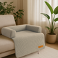 By Cee Cee Hondendeken Bank - Ribstof - Mokka Taupe - MAAT M