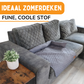 By Cee Cee - Original Hundedeckensofa - Hundedeckensofa - Wasserdicht - Cool Summer Edition - Hundebett - Premium - Dunkelgrau - Größe XL