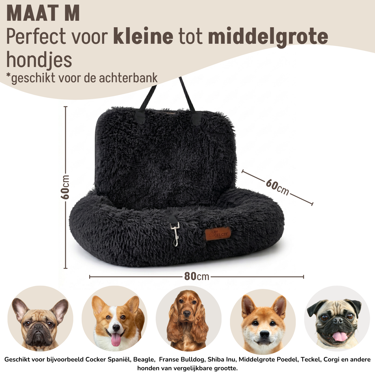 Fluffy Car Seat - The Ideal Dog Seat for On the Go