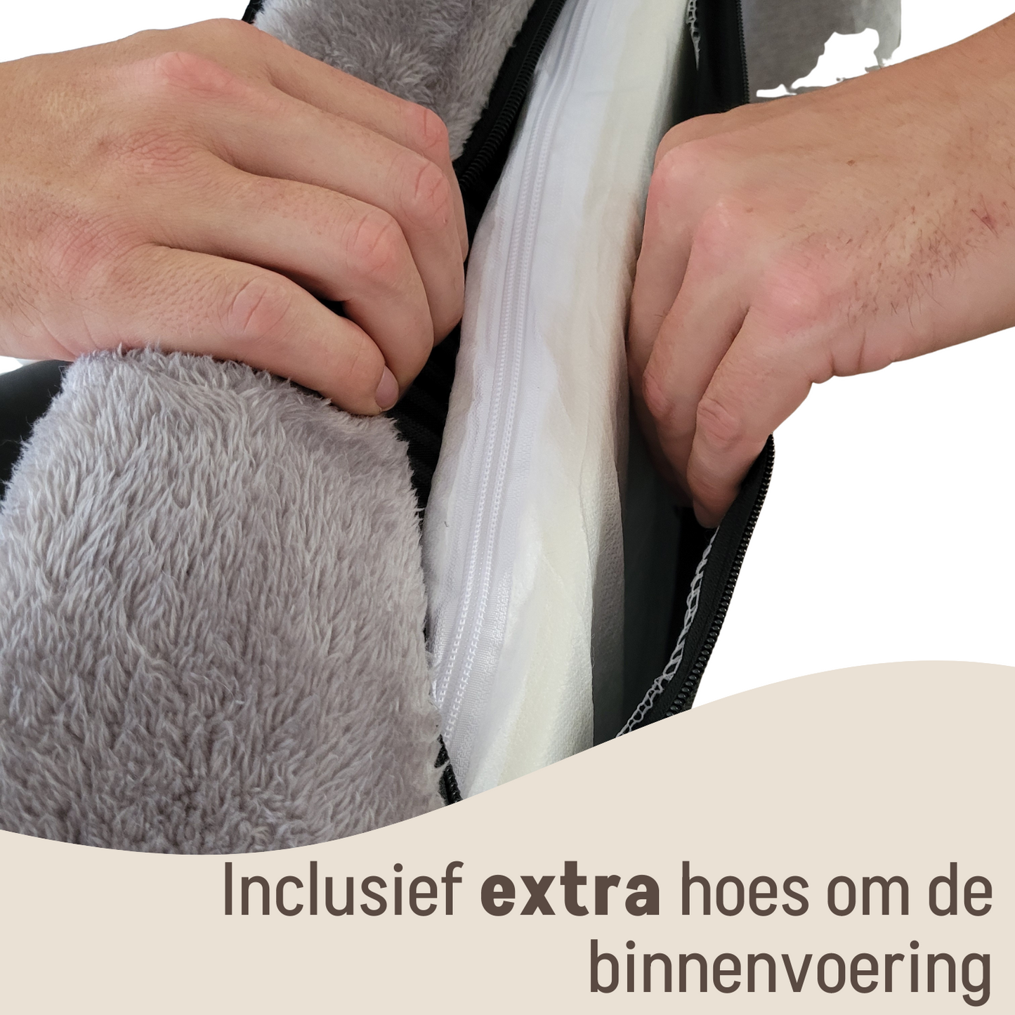 Autostoel Ribstof Grijs - MAAT S