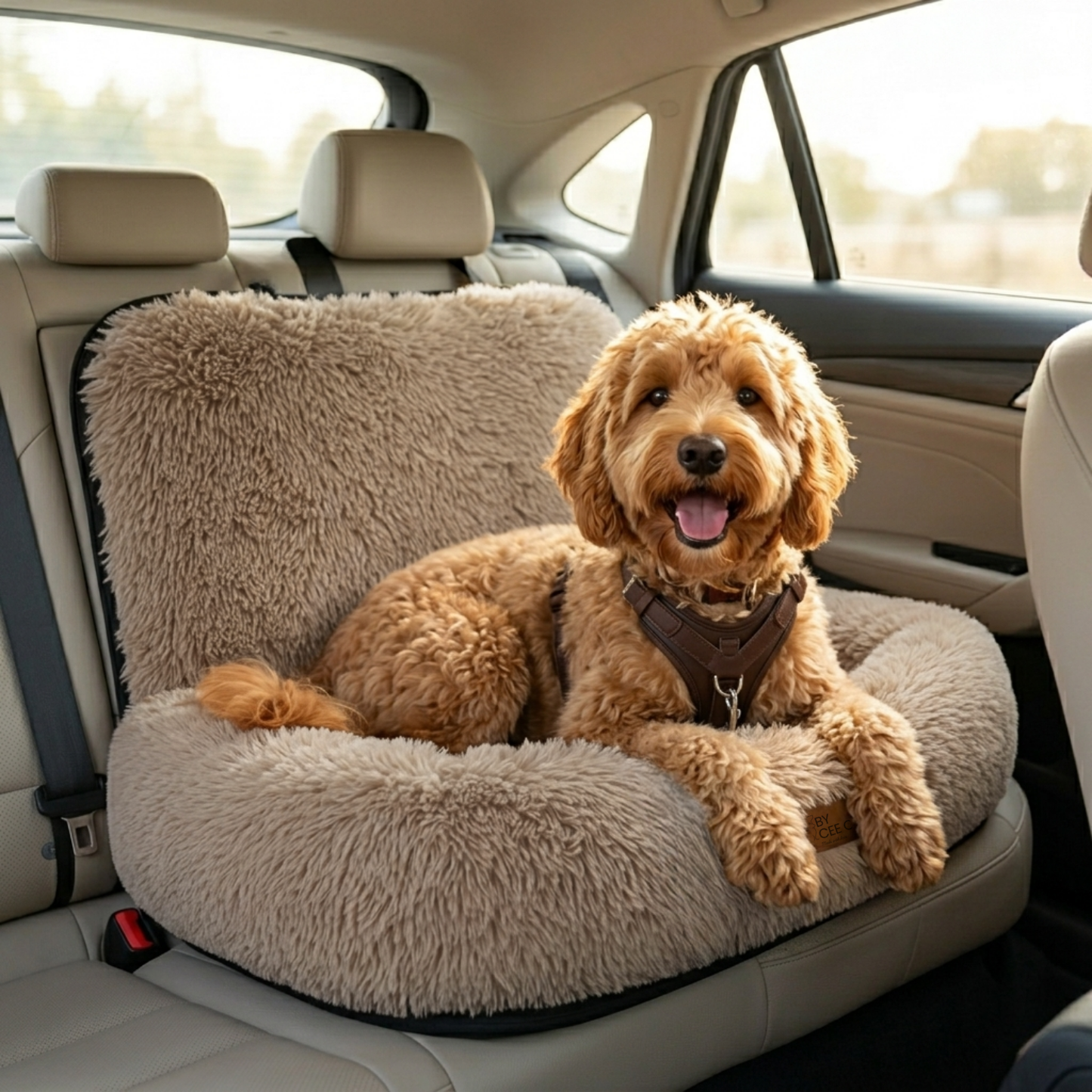 Fluffy Car Seat - The Ideal Dog Seat for On the Go