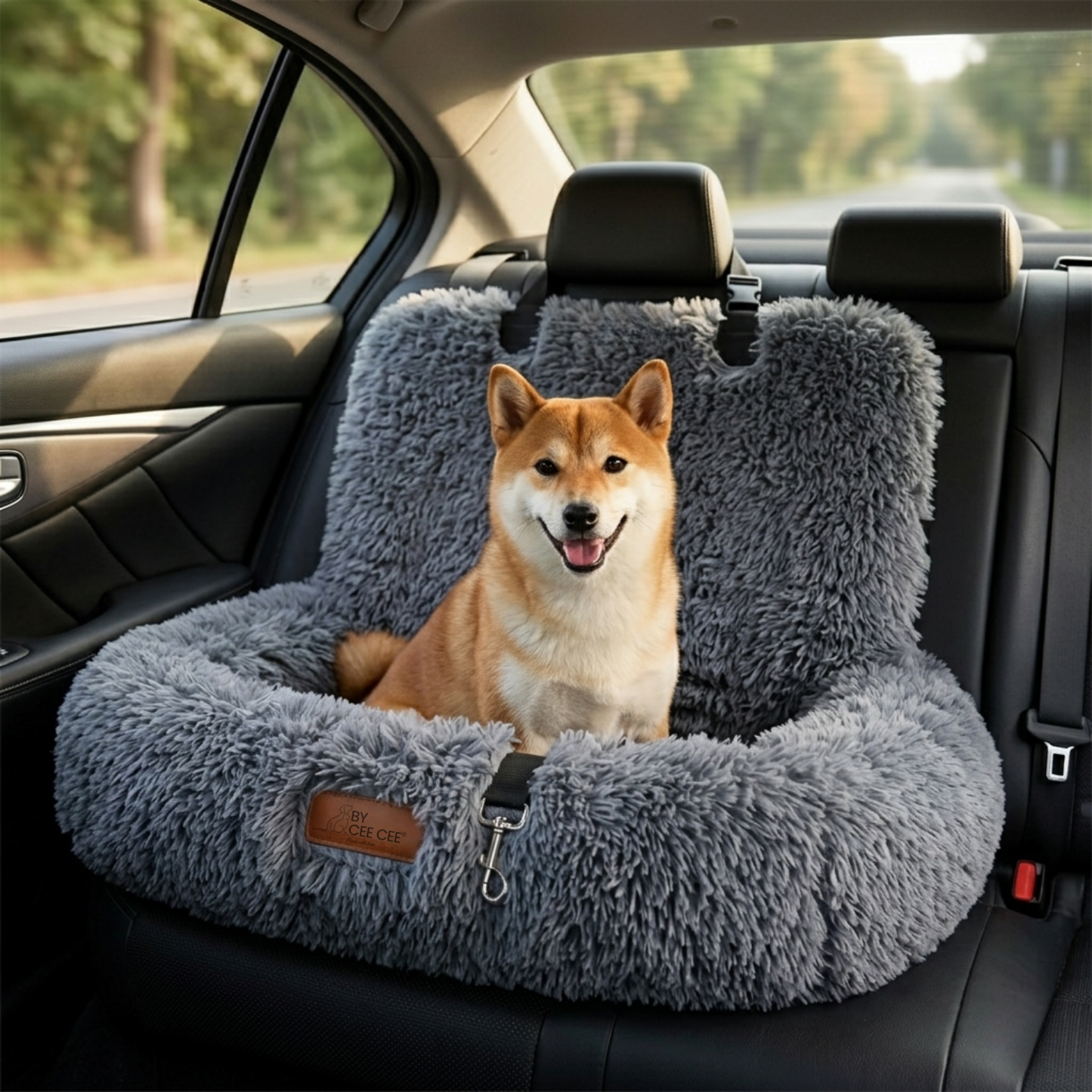 Fluffy Car Seat - The Ideal Dog Seat for On the Go