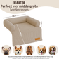 By Cee Cee Hondendeken Bank - Ribstof - Mokka Taupe - MAAT M