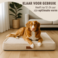 By Cee Cee Origineel Orthopedisch Hondenkussen Ribstof 100x70cm