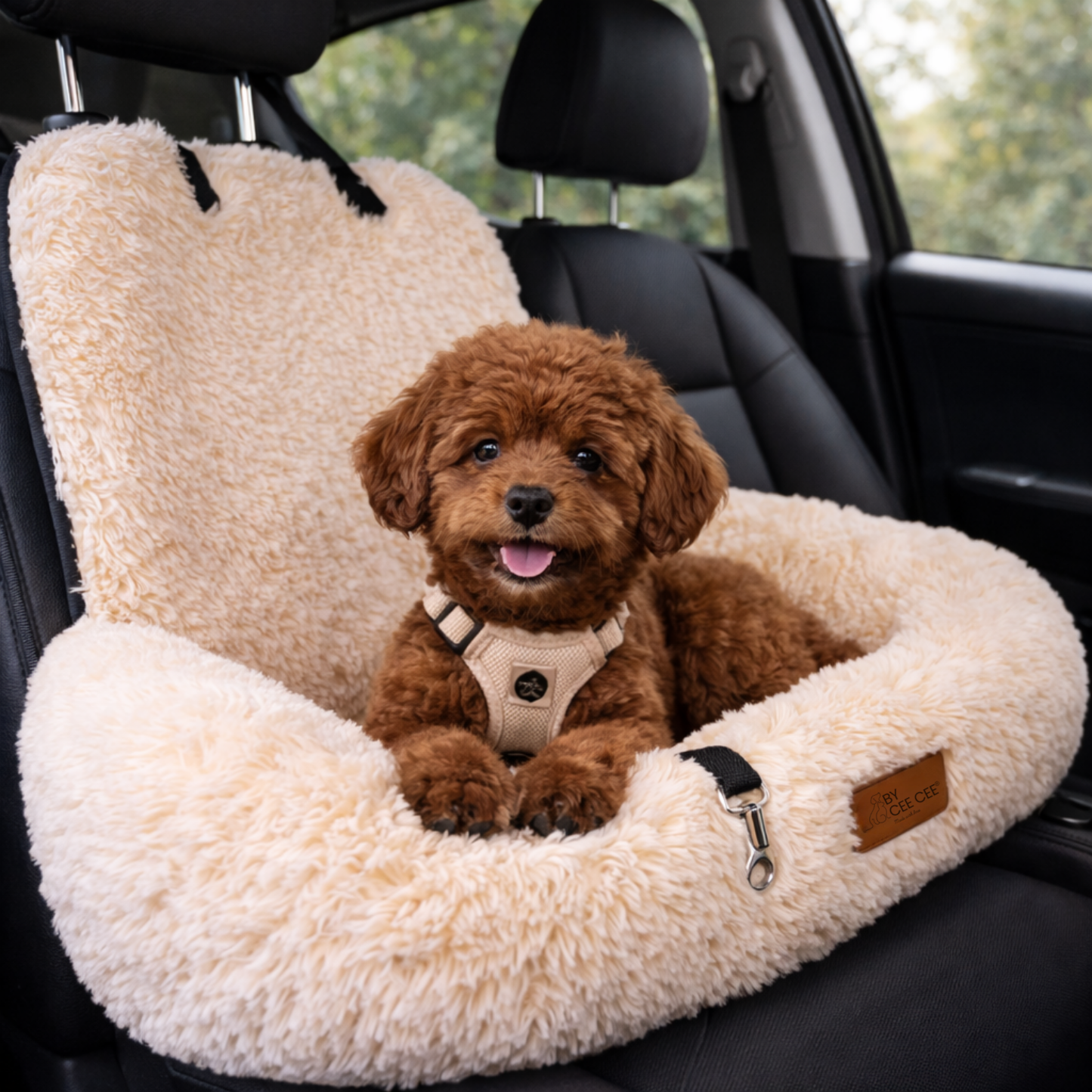 Fluffy Car Seat - The Ideal Dog Seat for On the Go