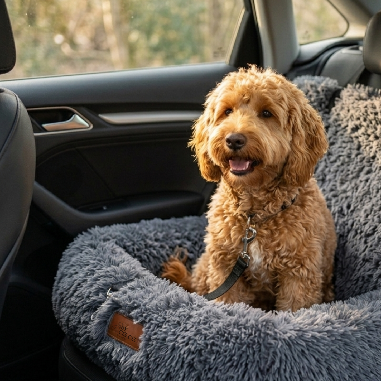 Fluffy Car Seat - The Ideal Dog Seat for On the Go