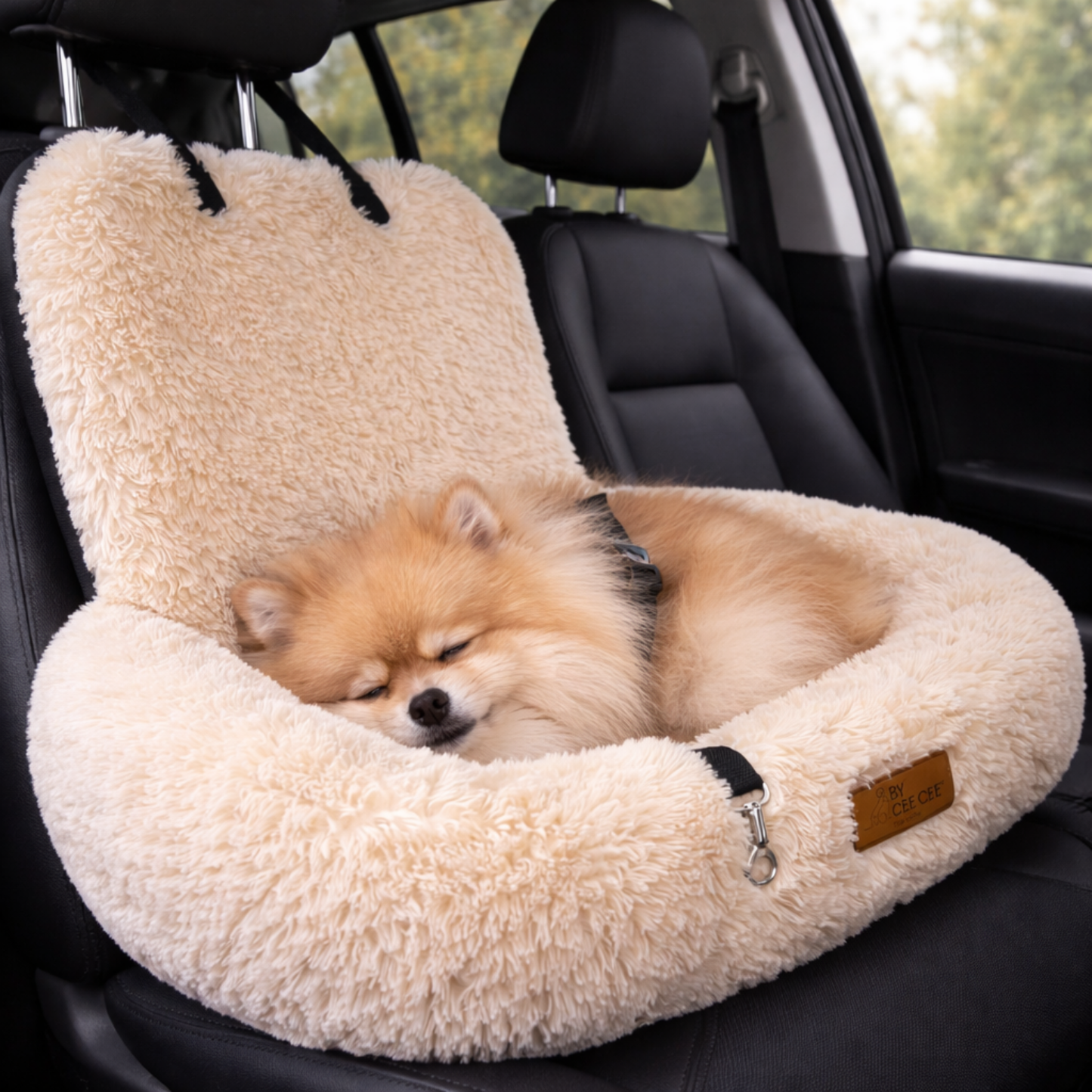 Fluffy Car Seat - The Ideal Dog Seat for On the Go