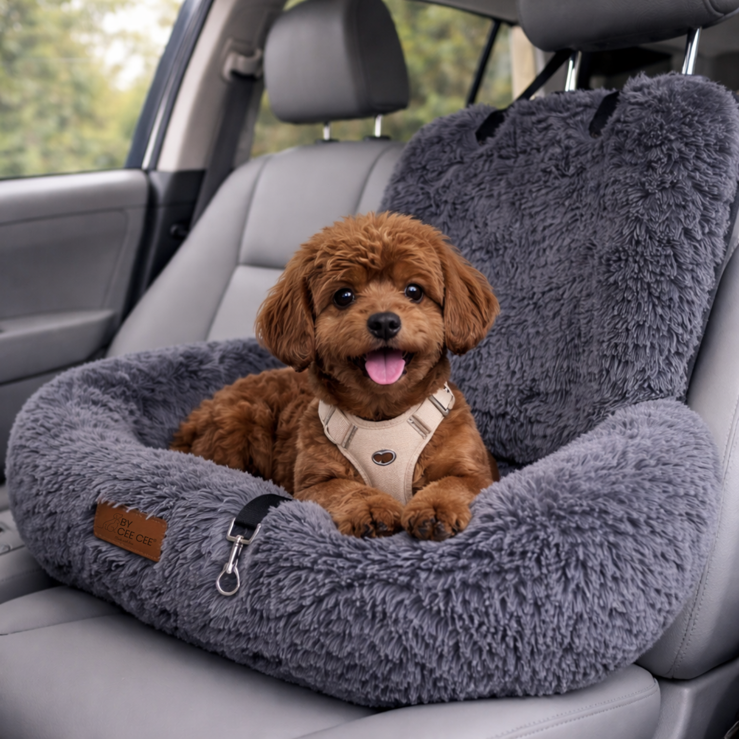 Fluffy Car Seat - The Ideal Dog Seat for On the Go
