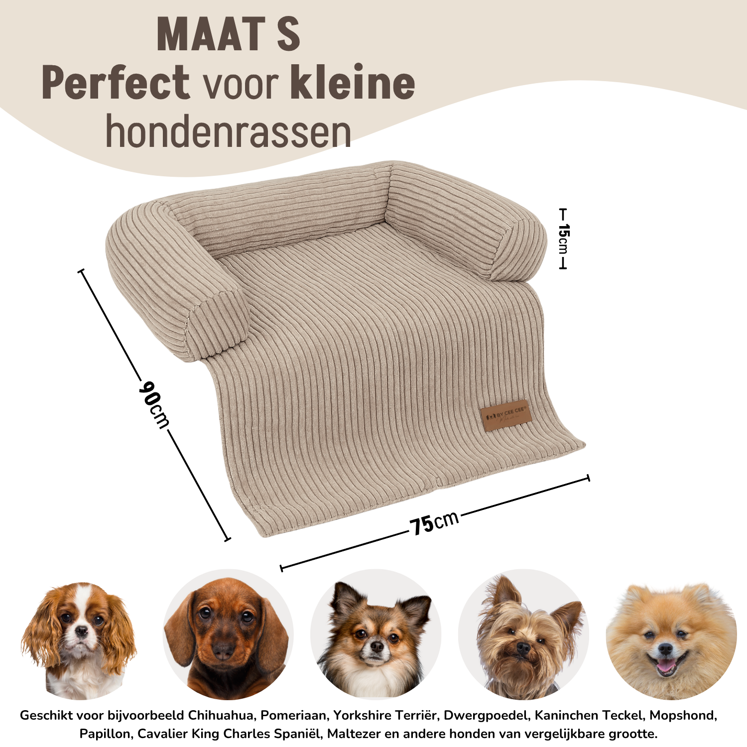 Lunspets - Hondendeken voor op de bank - Hondenmand Bank - Hondenkussen Lunspets - Hondendeken voor op de bank - Hondenmand Bank - Hondenkussen
