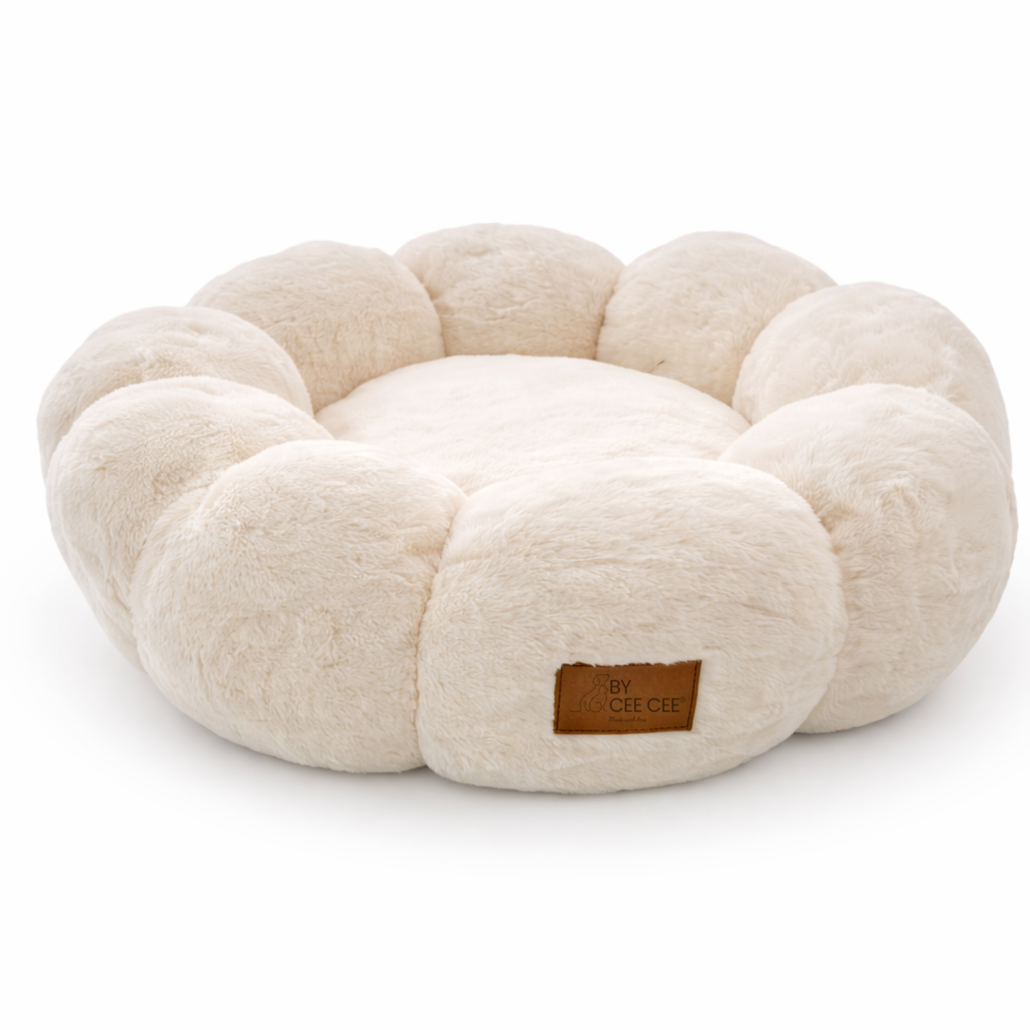 Donutmand in Bloemvorm voor Kleine Katten en Kleine Honden – Zacht en Veilig (50 cm)