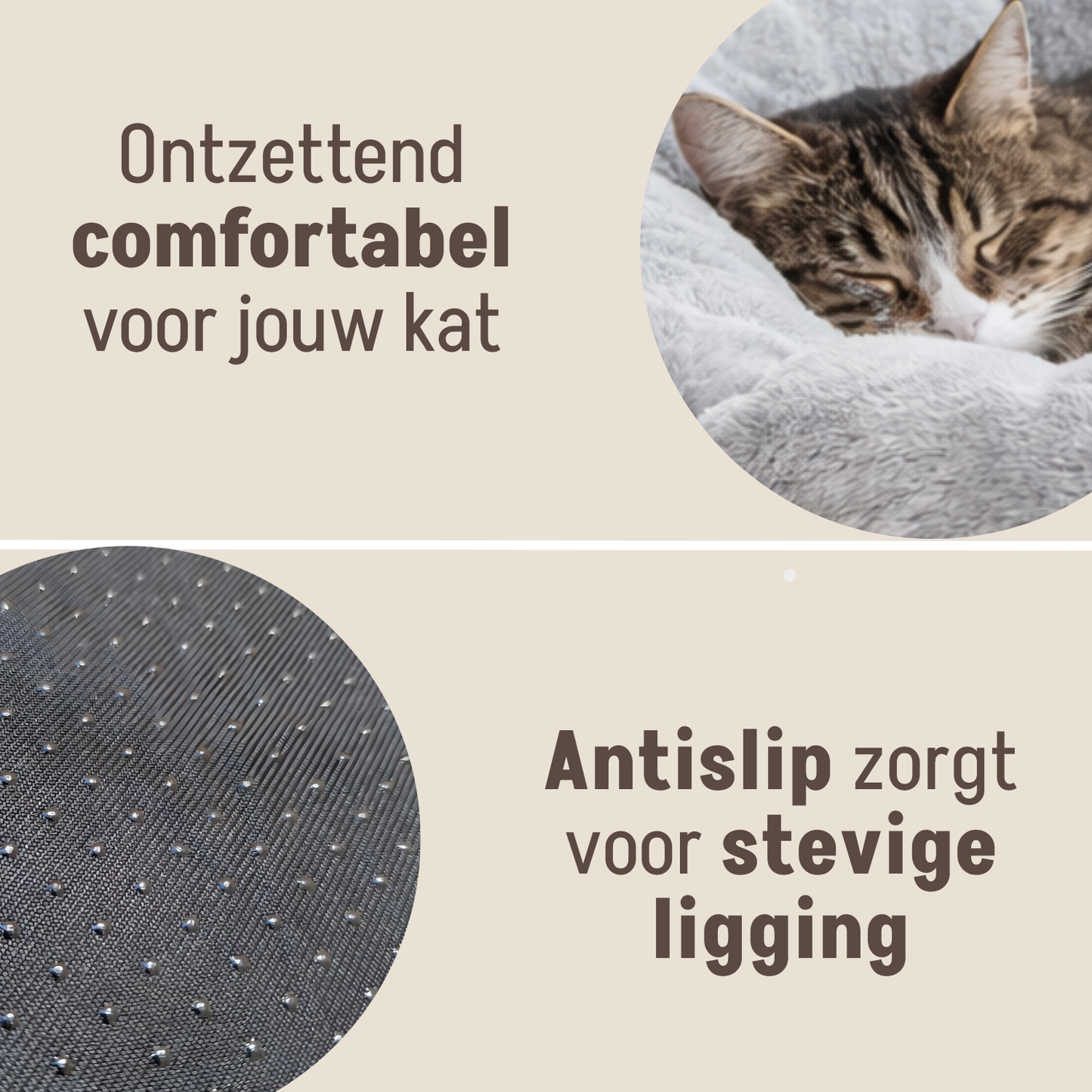 Donutmand in Bloemvorm voor Kleine Katten en Kleine Honden – Zacht en Veilig (50 cm)