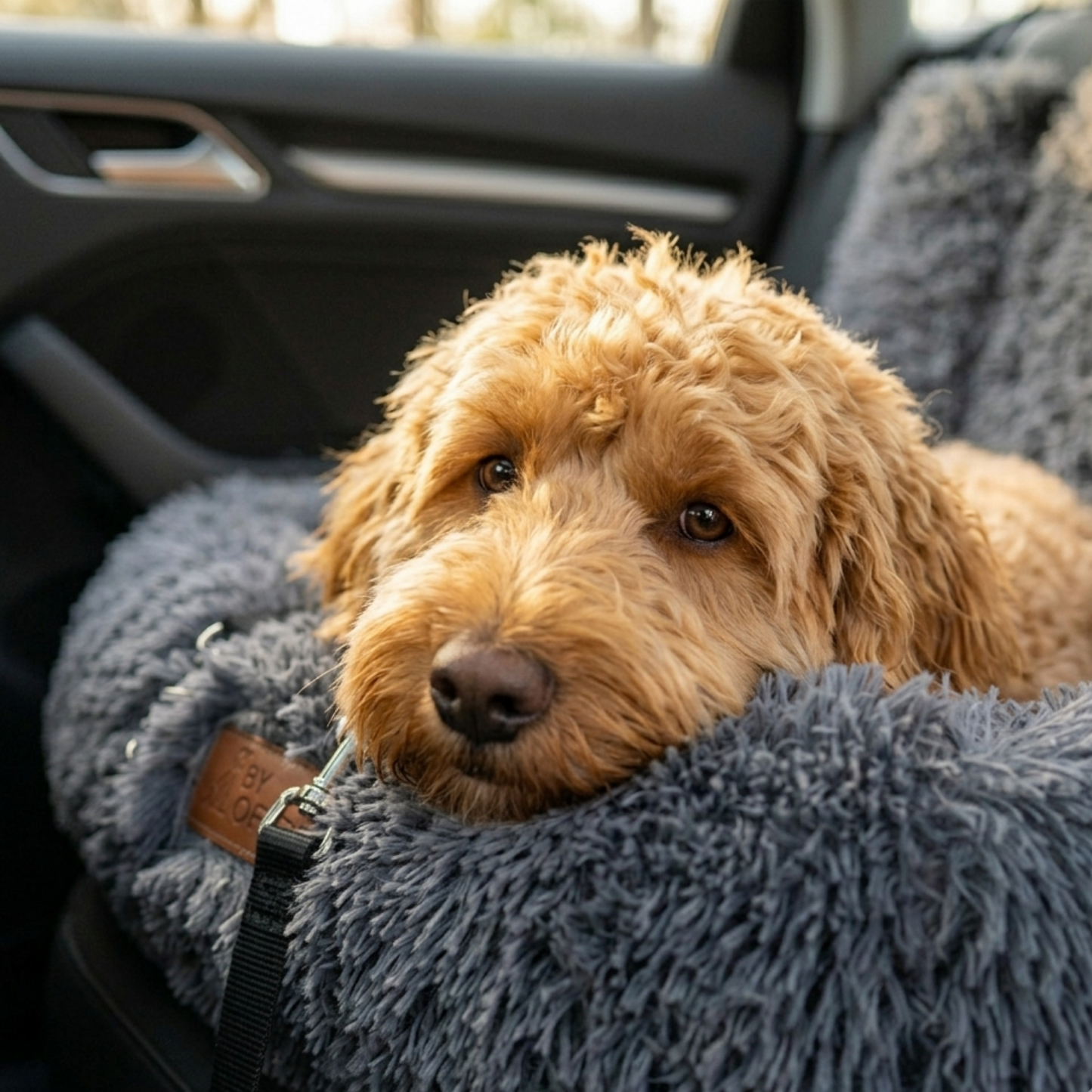 Fluffy Car Seat - The Ideal Dog Seat for On the Go