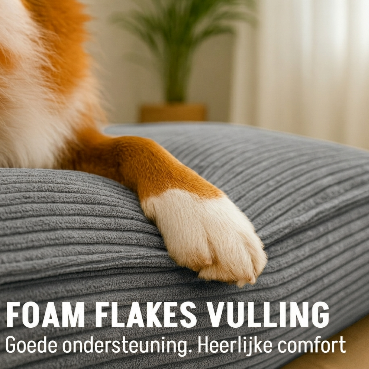 Orthopedisch Hondenkussen Foam Flakes Vulling