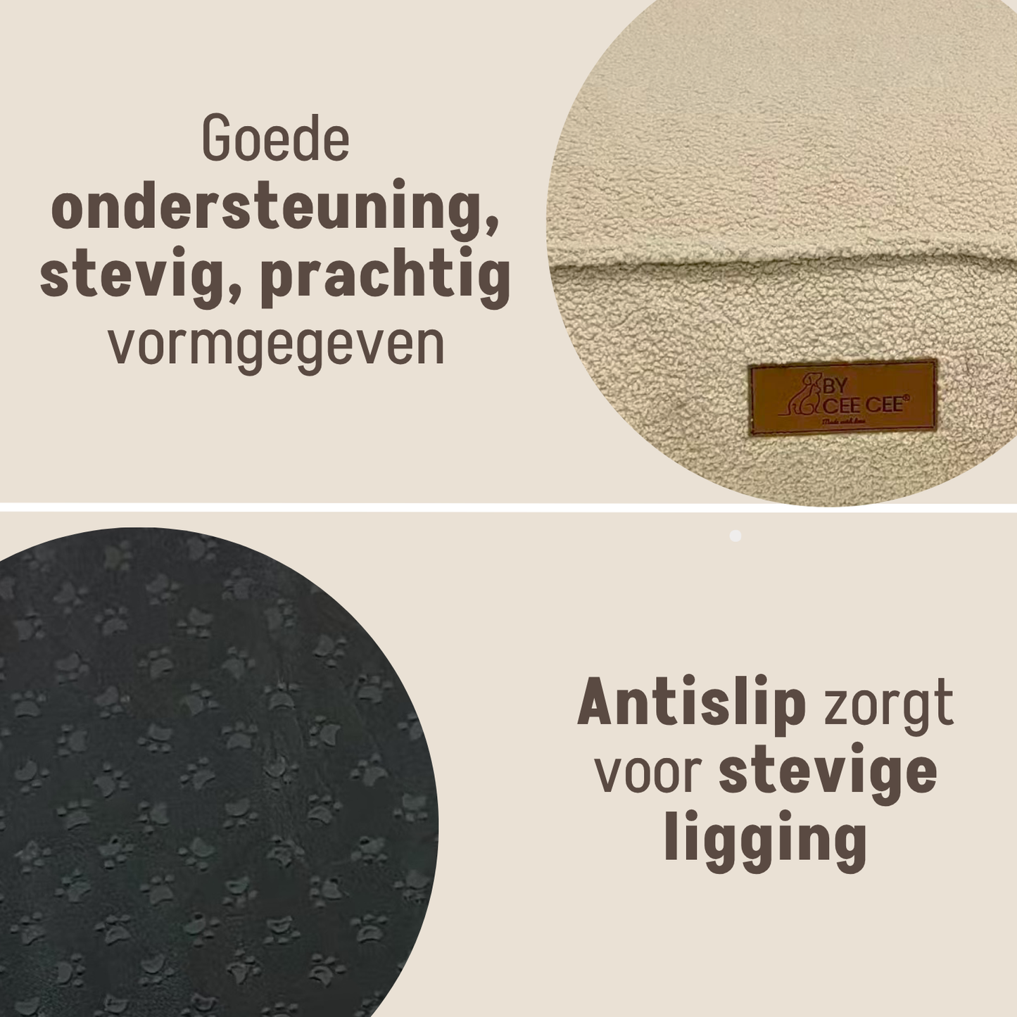 Orthopädisches Hundekissen, Schaumstoffflockenfüllung