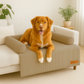 By Cee Cee Hondendeken Bank - Ribstof - Mokka Taupe - MAAT L