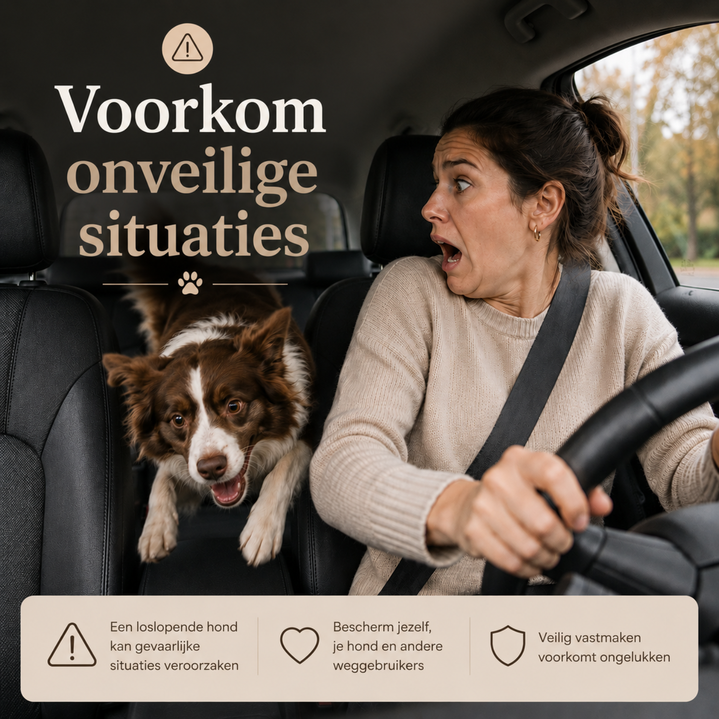 Honden Auto Gordel Schok Absorberend