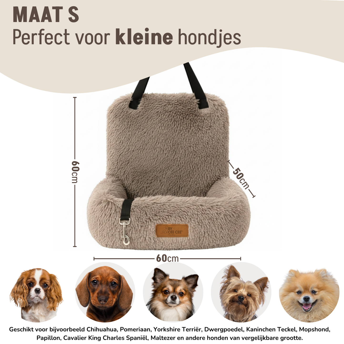 Autostoel Fluffy - De Ideale Hondenstoel Voor Onderweg