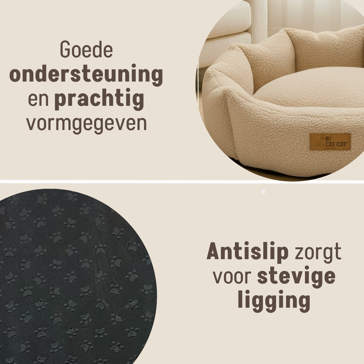 Von Cee Cee Dog Basket Teddy Mittelgroße Hunde