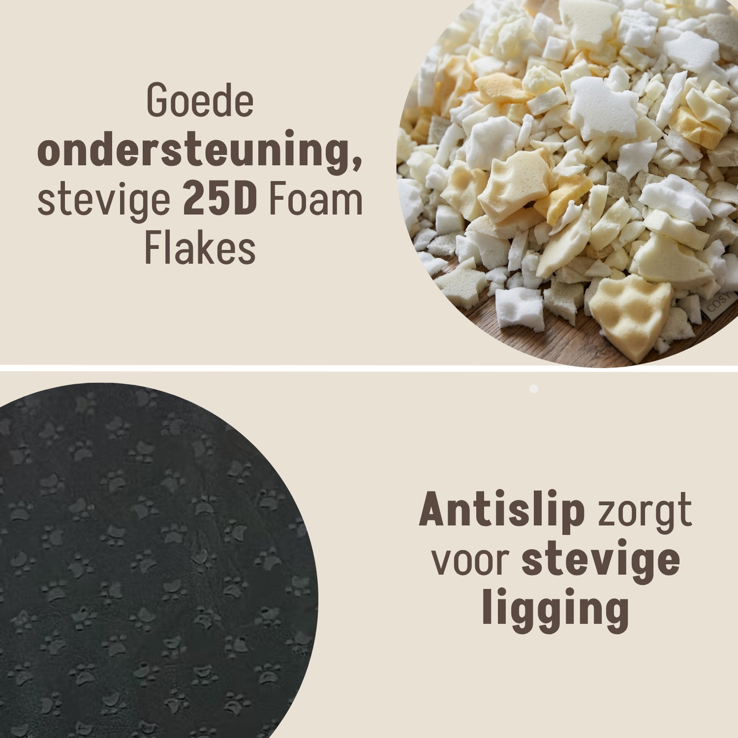 Orthopedisch Hondenkussen Foam Flakes Vulling