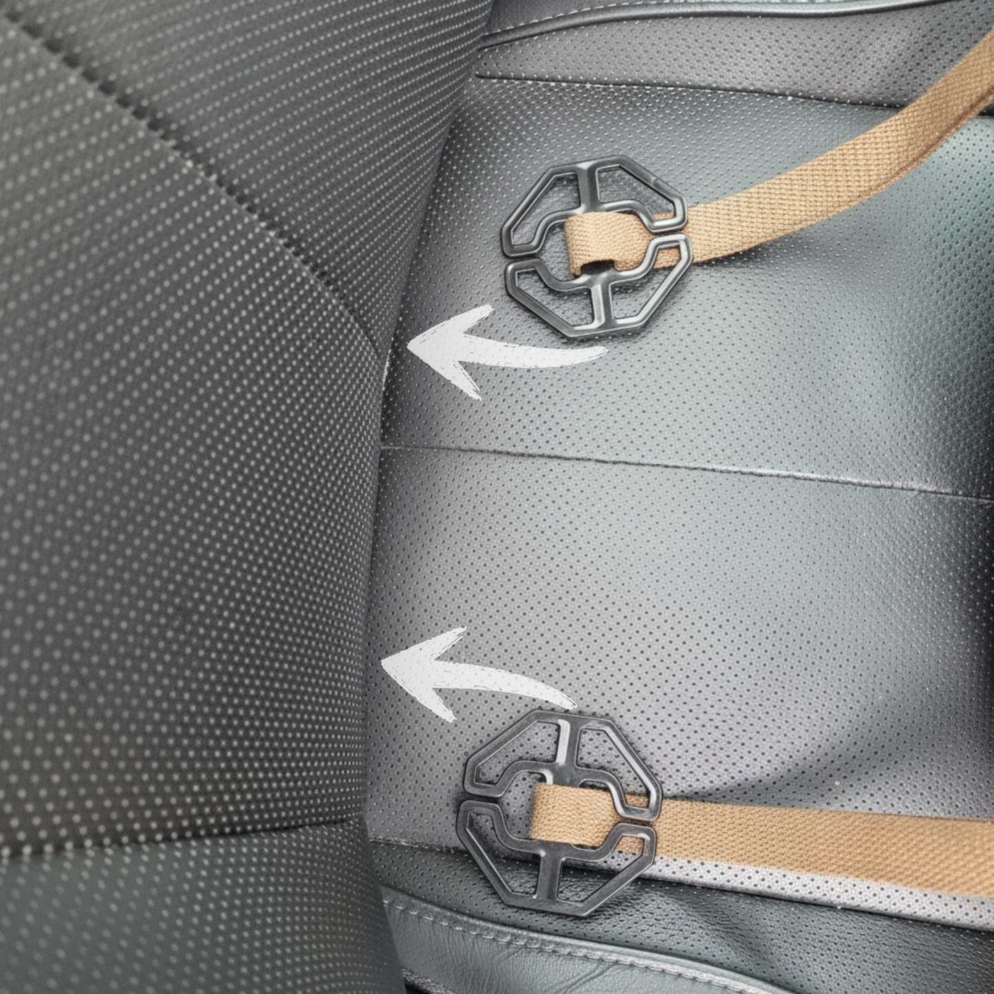 Luxe Autostoel Grijs - Sample