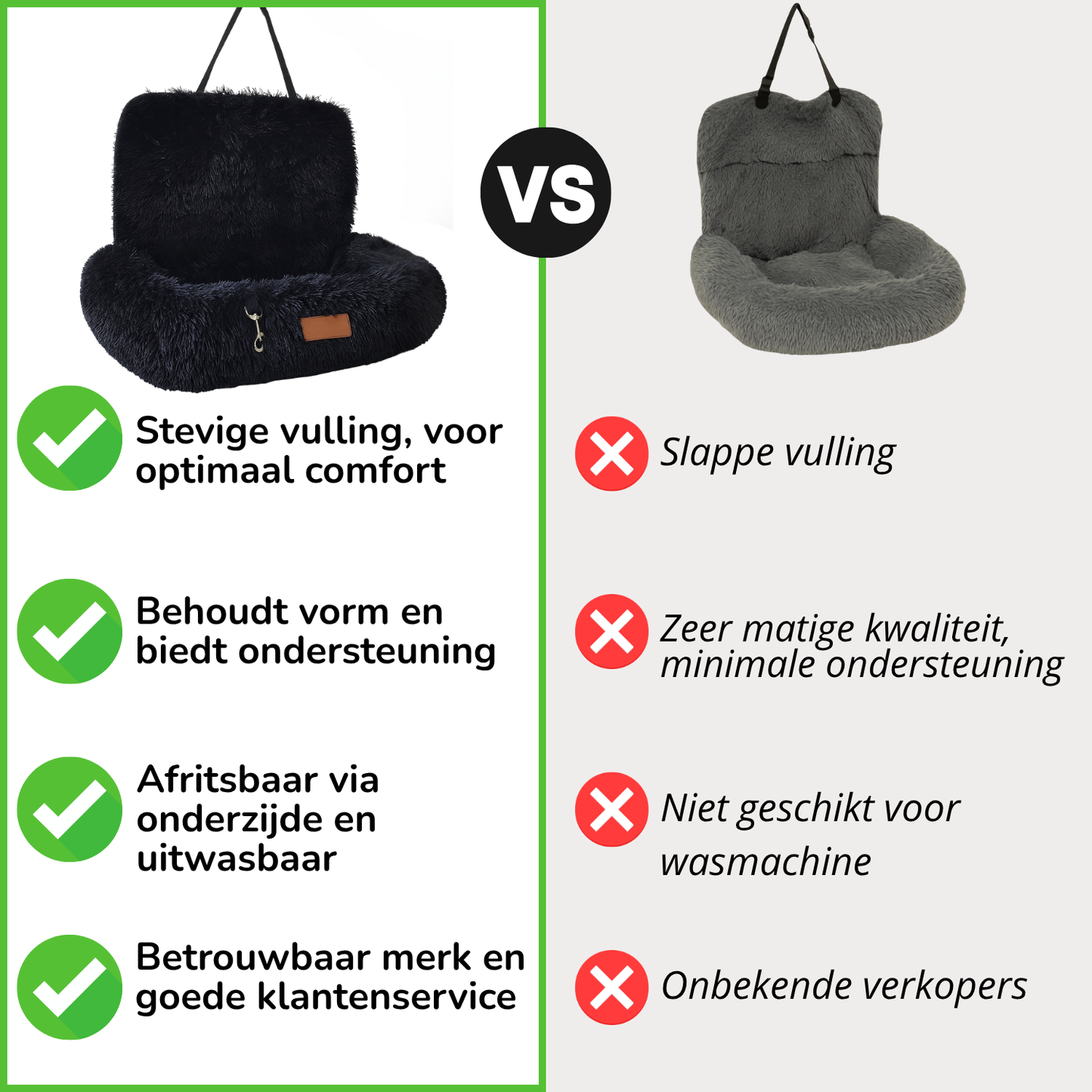 Fluffy Car Seat - The Ideal Dog Seat for On the Go