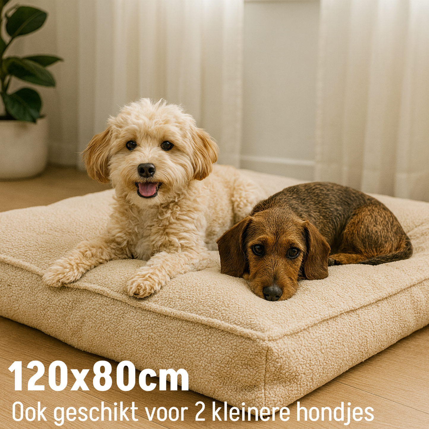 Orthopädisches Hundekissen, Schaumstoffflockenfüllung