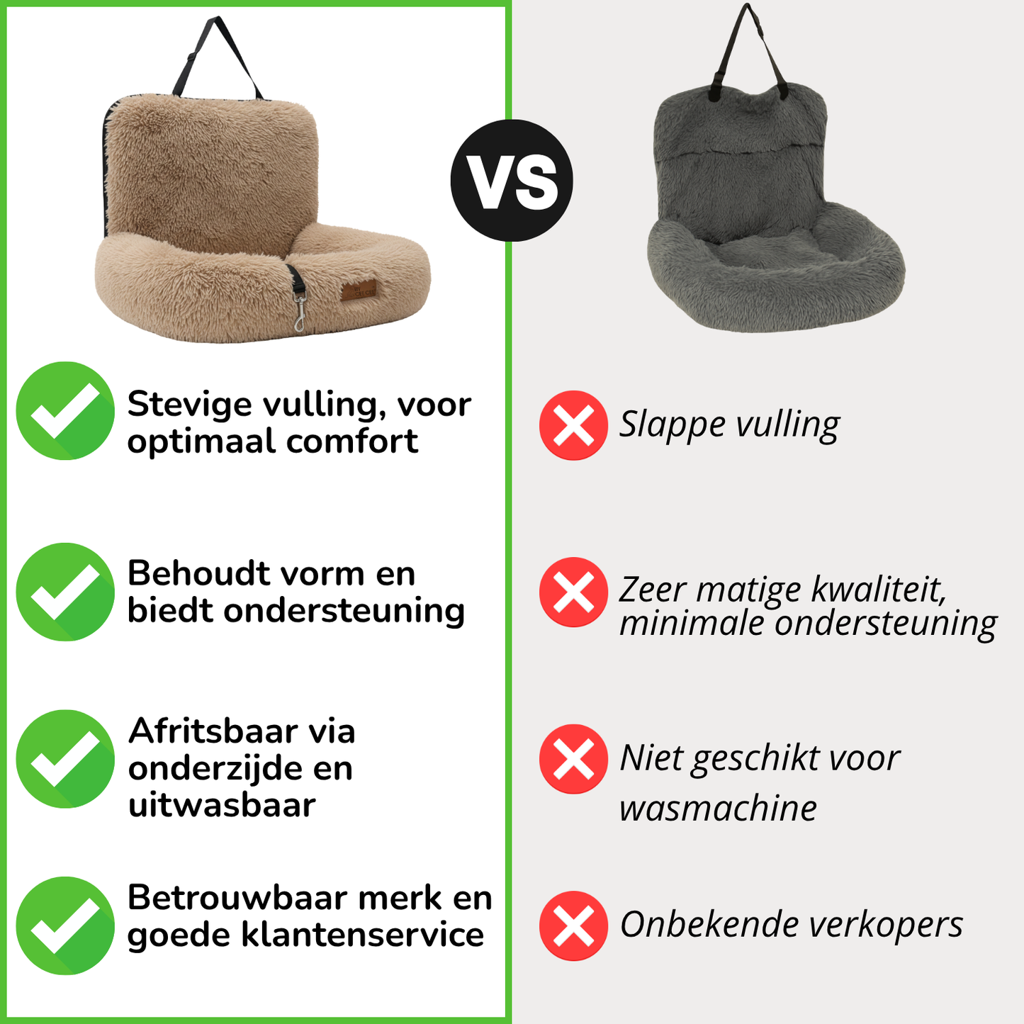 Fluffy Car Seat - The Ideal Dog Seat for On the Go