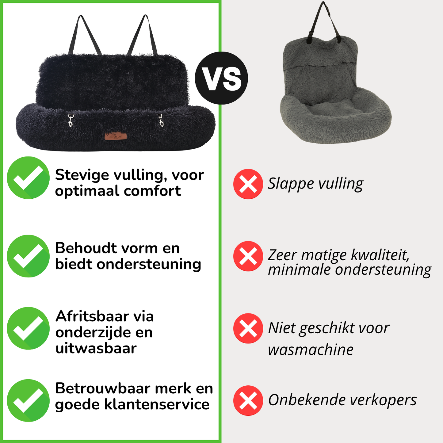 Fluffy Car Seat - The Ideal Dog Seat for On the Go
