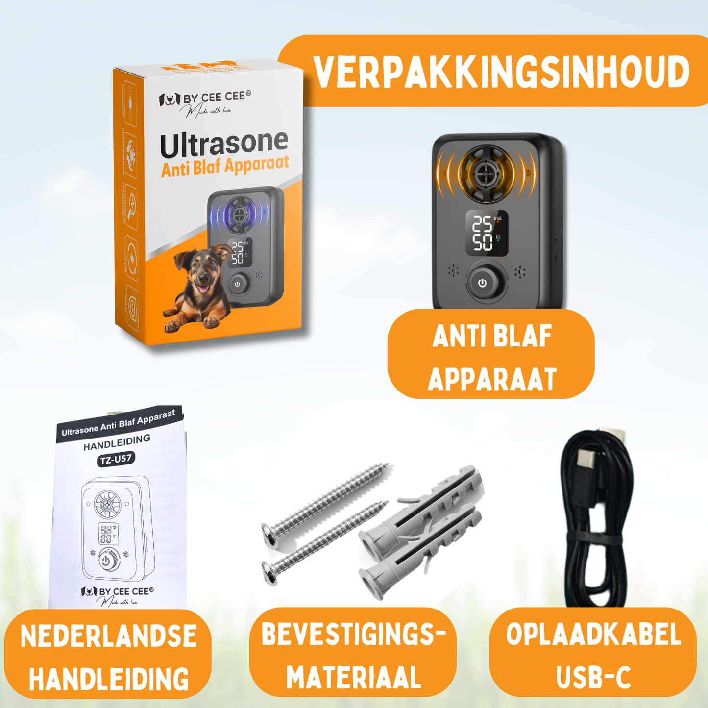 Ultrasone Anti Blaf Apparaat - Diervriendelijk