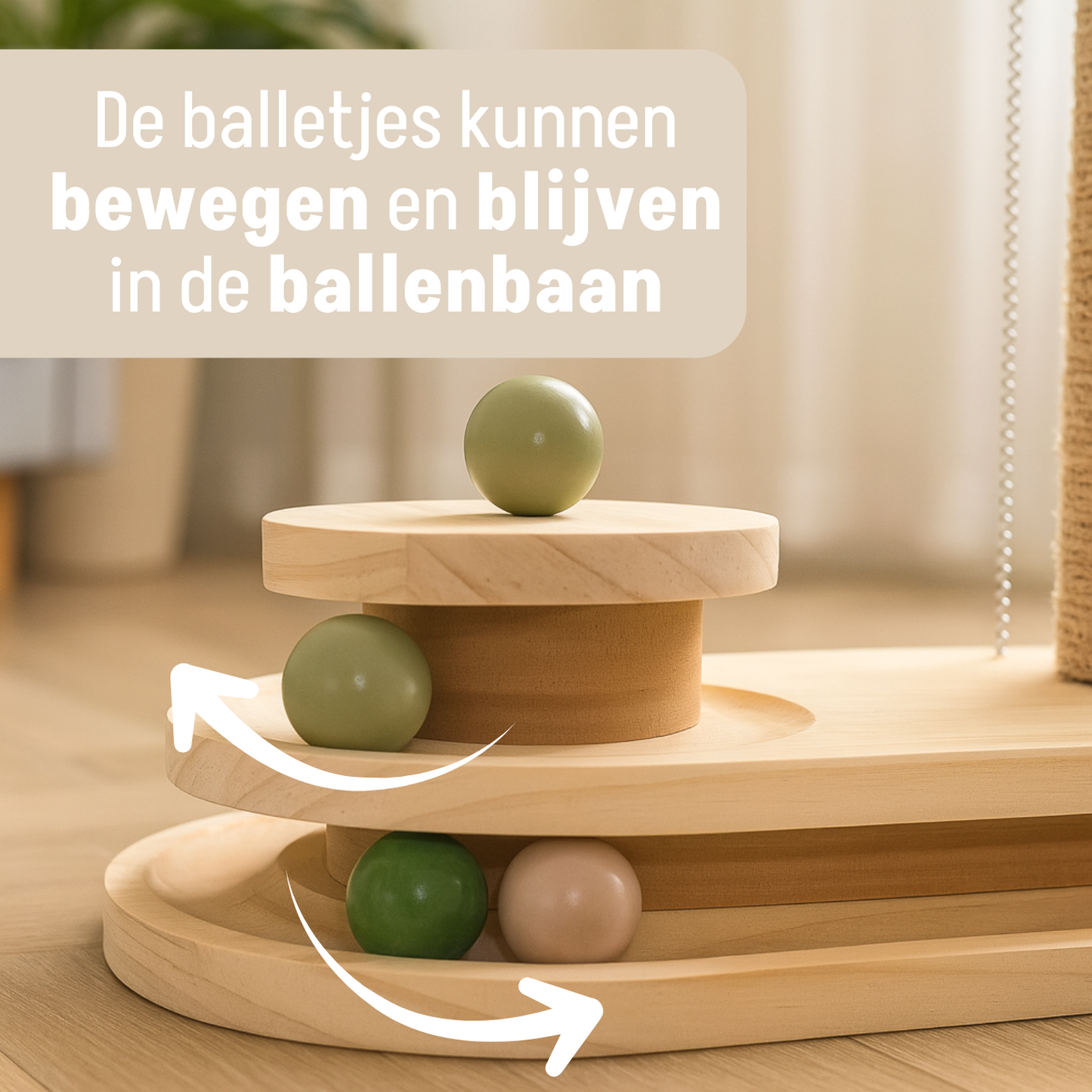 Luxe Houten Krabpalen