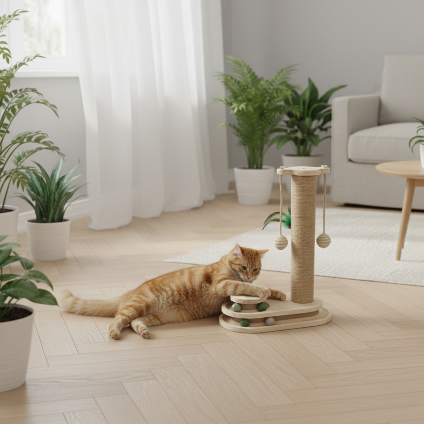 Luxe Houten Krabpalen