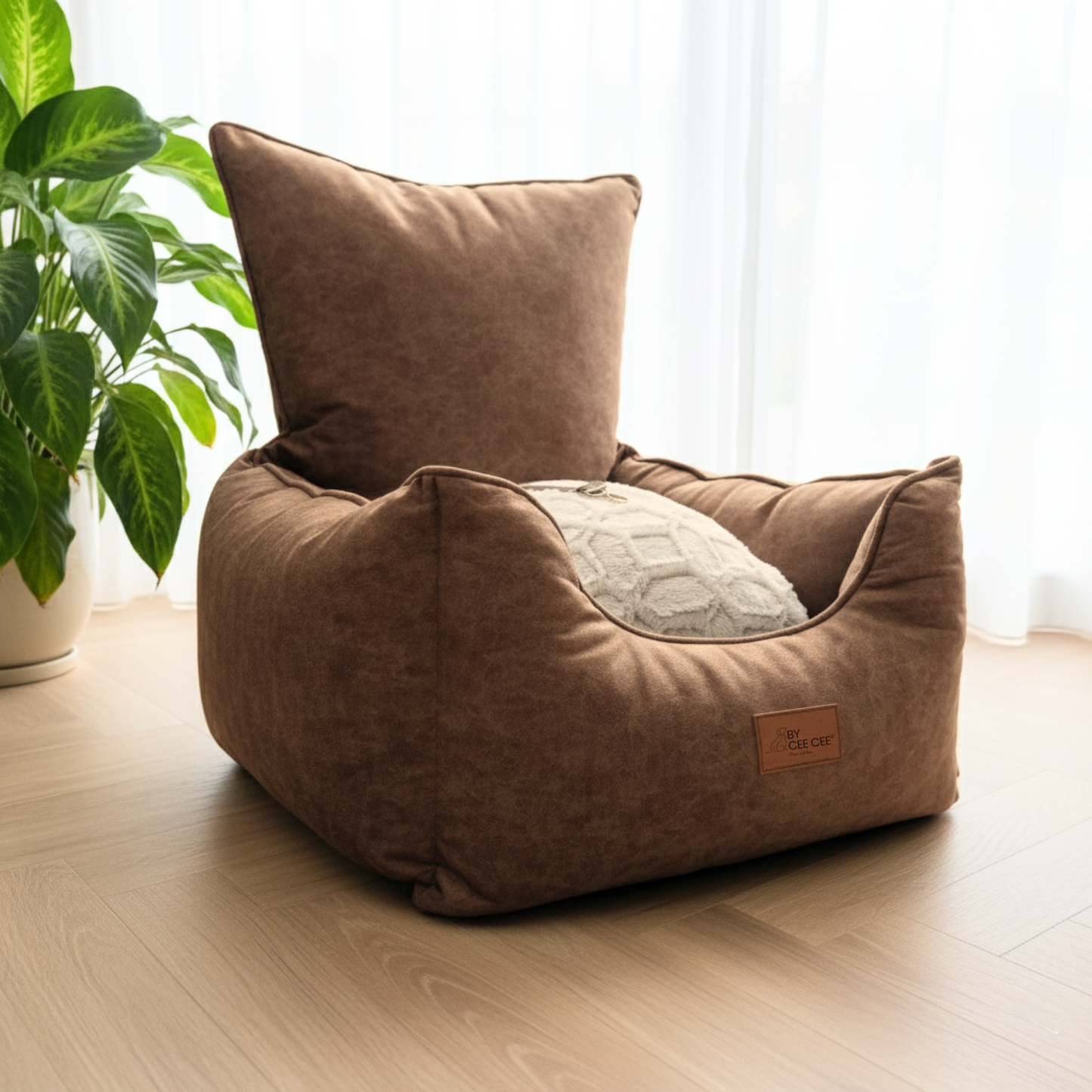 Luxe Autostoel Cognac - Sample