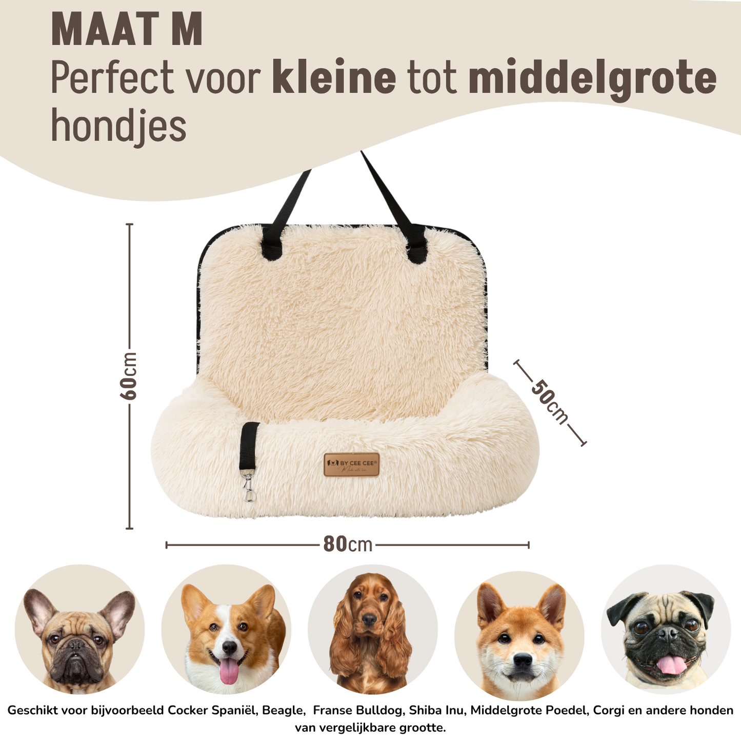 Autostoel Fluffy - De Ideale Hondenstoel Voor Onderweg
