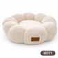 Donutbett in Blumenform für kleine Katzen und Hunde – weich und sicher (50 cm)