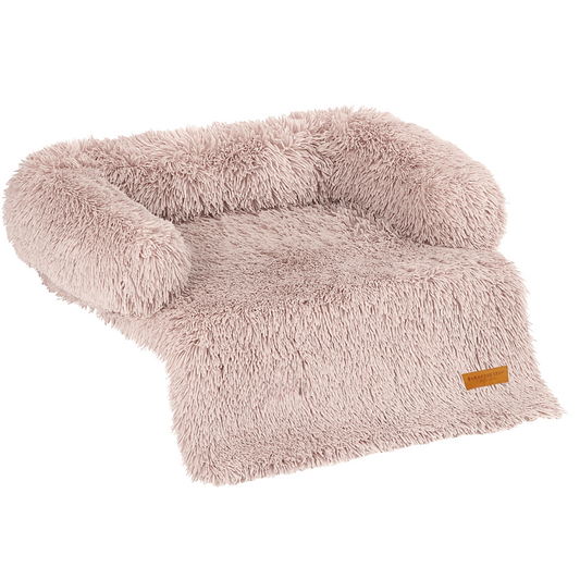 By Cee Cee Fluffy Hondendeken Bank - Mokka Taupe - MAAT M