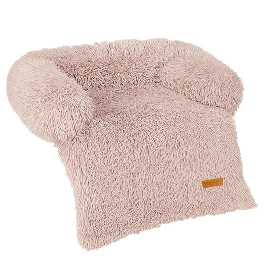 By Cee Cee Fluffy Hondendeken Bank - Mokka Taupe - MAAT S