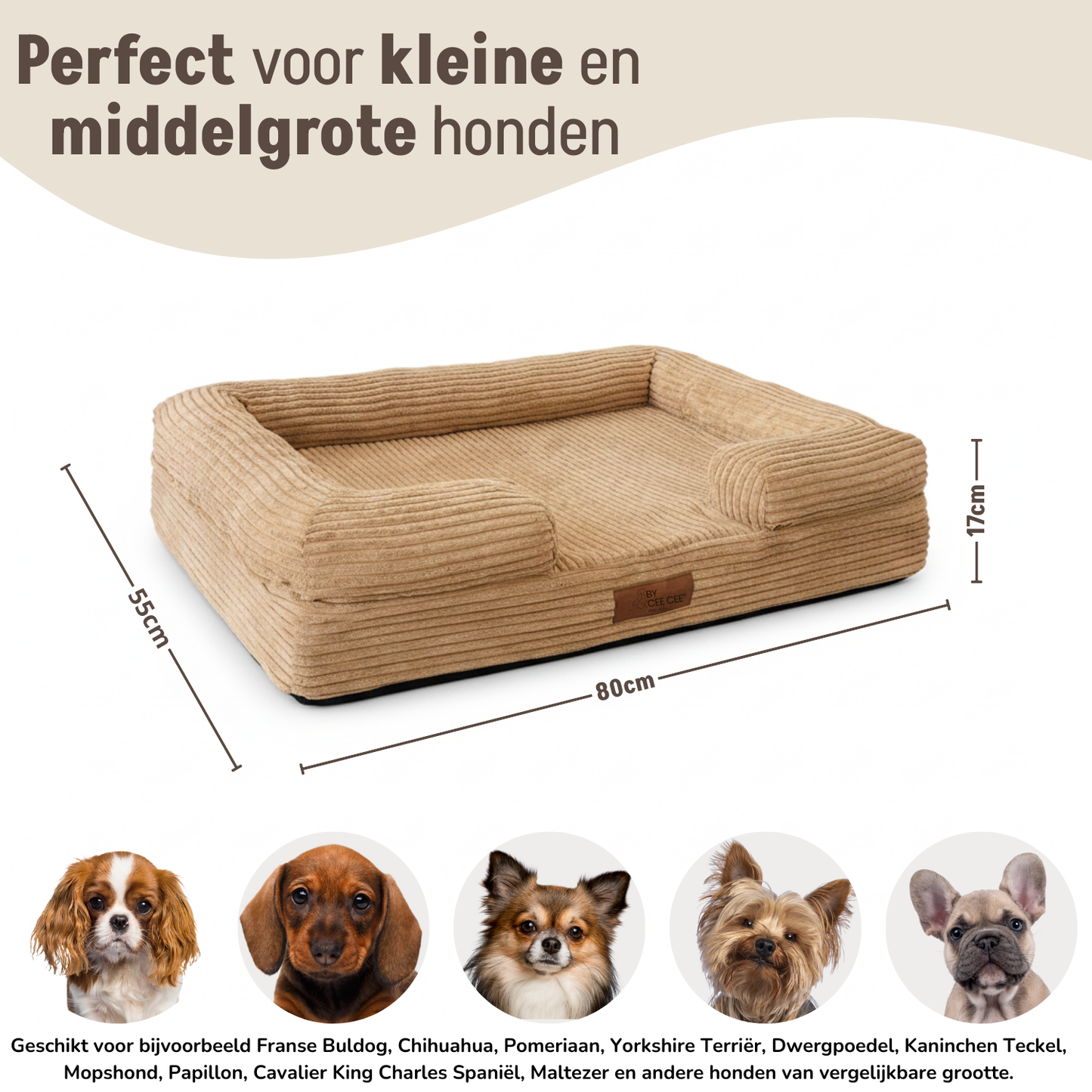 By Cee Cee Orthopedische Hondenmand