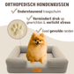Orthopedische Hondenmand 80x55cm Ribstof Mokka Taupe