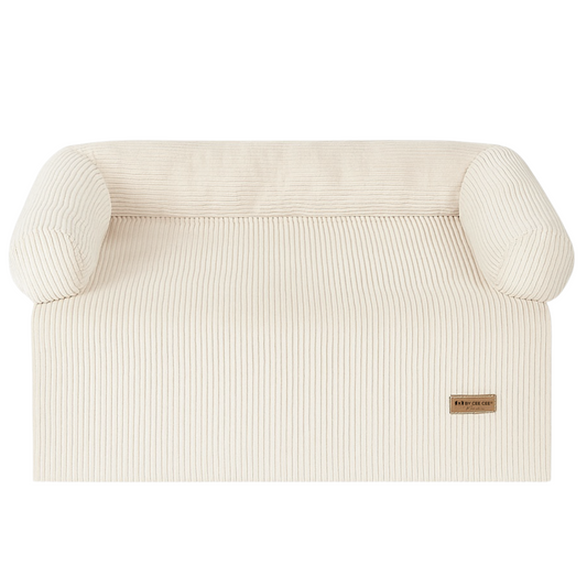 By Cee Cee Hondendeken Bank - Ribstof - Beige - MAAT L