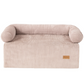 By Cee Cee Hundedecke, Sofa, gerippter Stoff, Braun, Größe L 