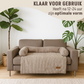 By Cee Cee Hundedecke, Sofa, gerippter Stoff, Braun, Größe L 