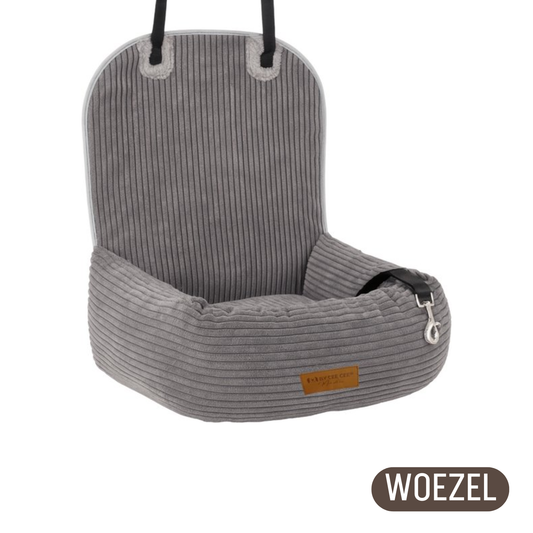 Car seat Ribbed fabric Gray - SIZE S