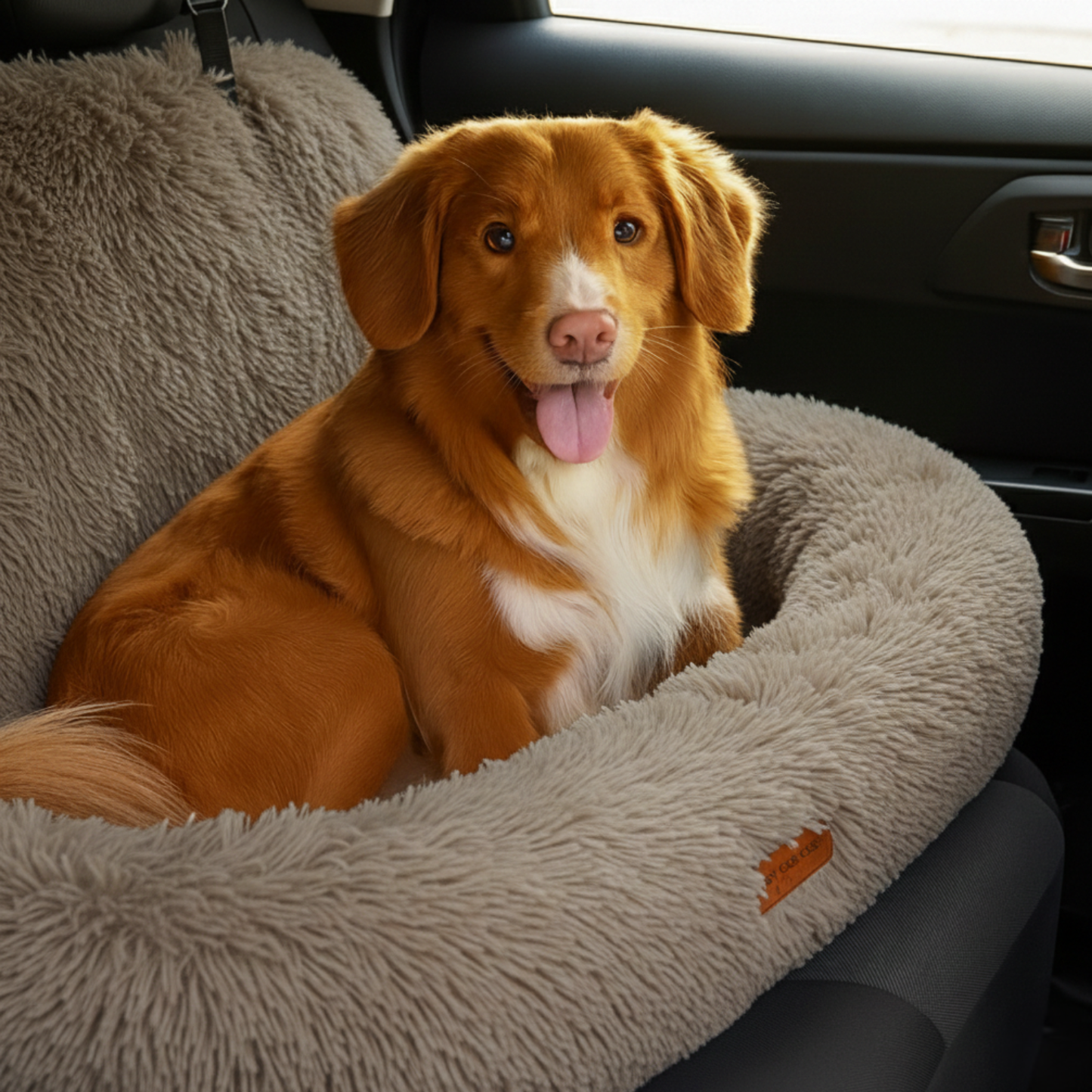 Fluffy Car Seat - The Ideal Dog Seat for On the Go
