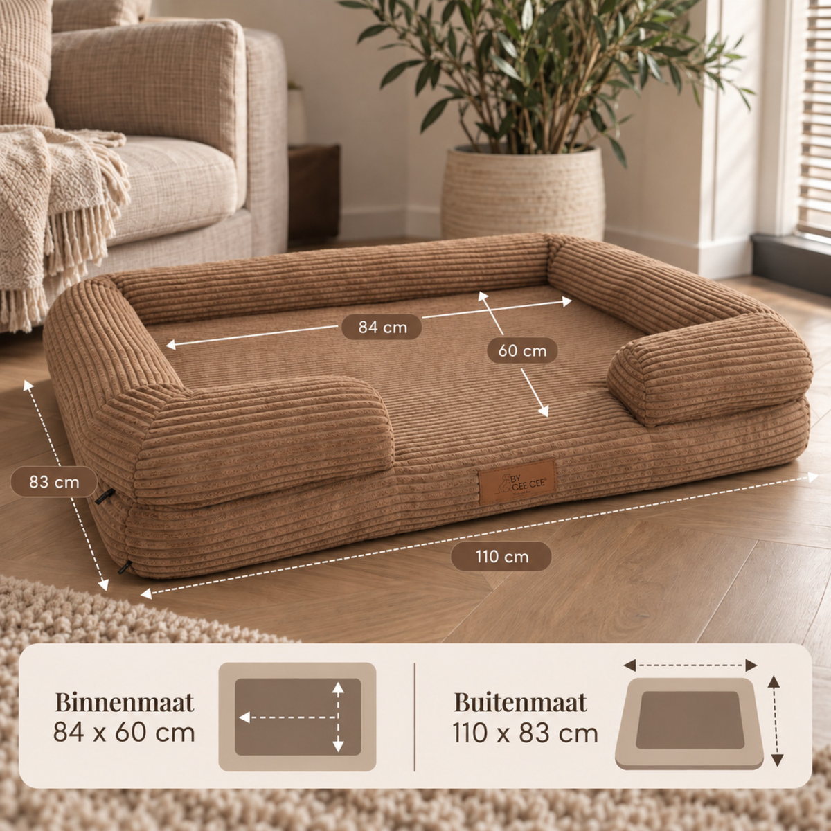 By Cee Cee Orthopädisches Hundebett