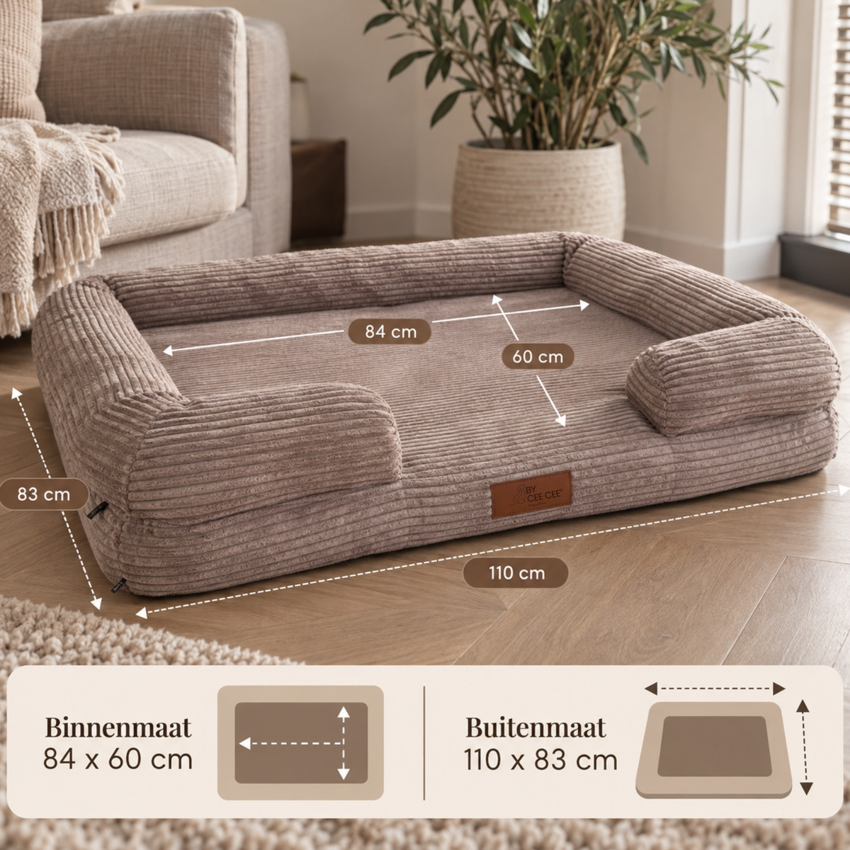 By Cee Cee Orthopädisches Hundebett