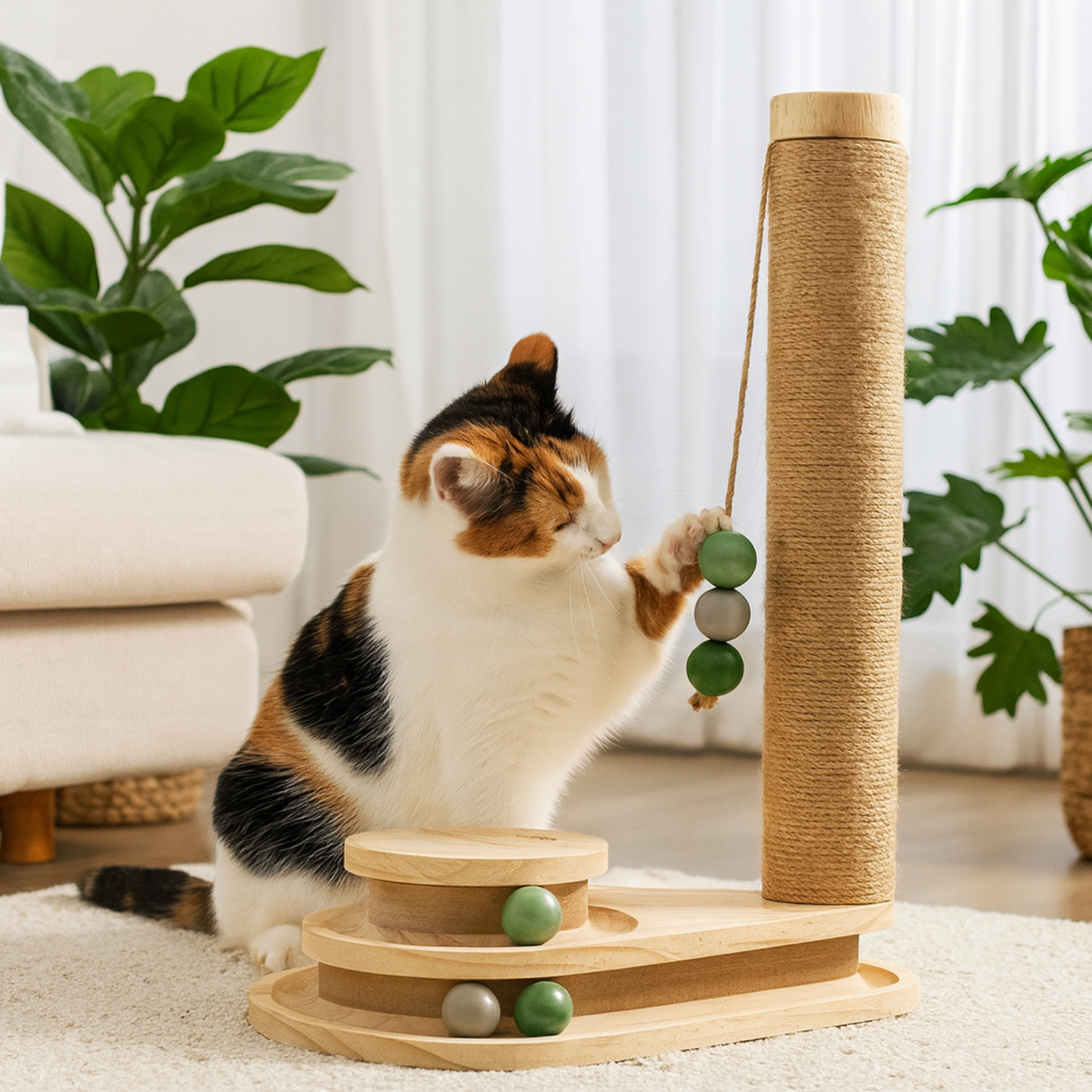 Luxe Houten Krabpalen