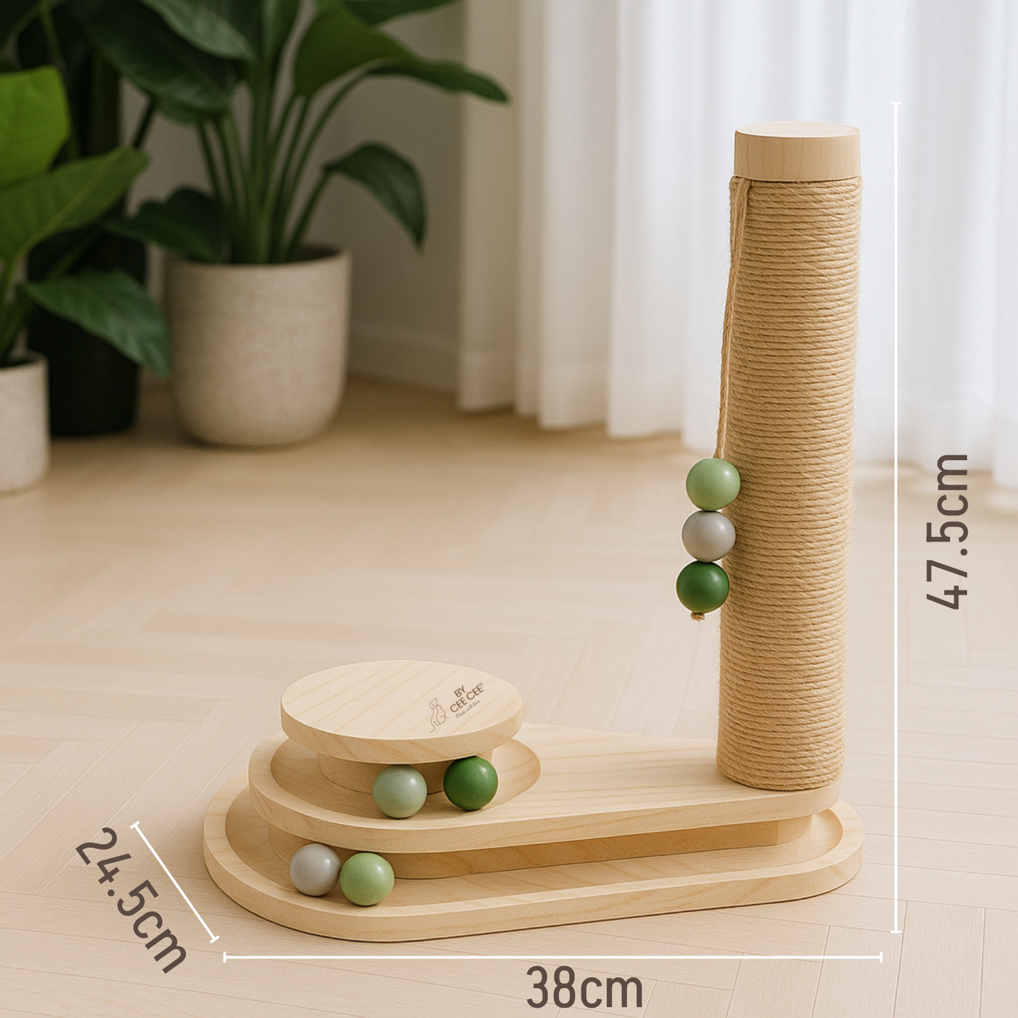 Luxe Houten Krabpalen