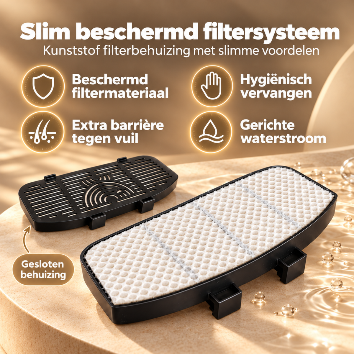 Slimme Draadloze Drinkfontein - Fluisterstil