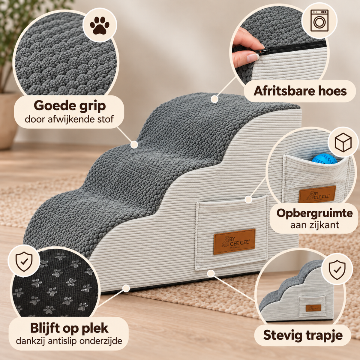 Anti-Rutsch-Hundetreppe von Cee Cee