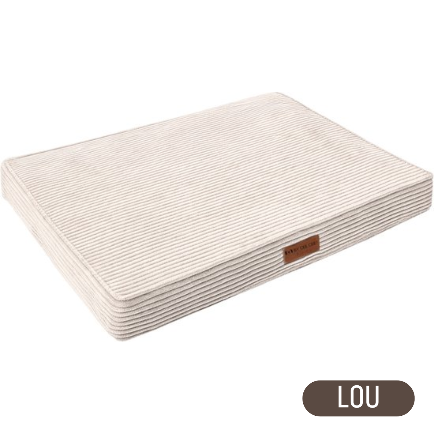 By Cee Cee Original Orthopedic Dog Cushion Ribbed Fabric 100x70cm